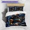 Lionel Messi Football Legend Bedding Set,Breathable Bed Linen for Guest Room Decoration,Festival Gift for Fans,All Season Duvet Cover with Pillowcases