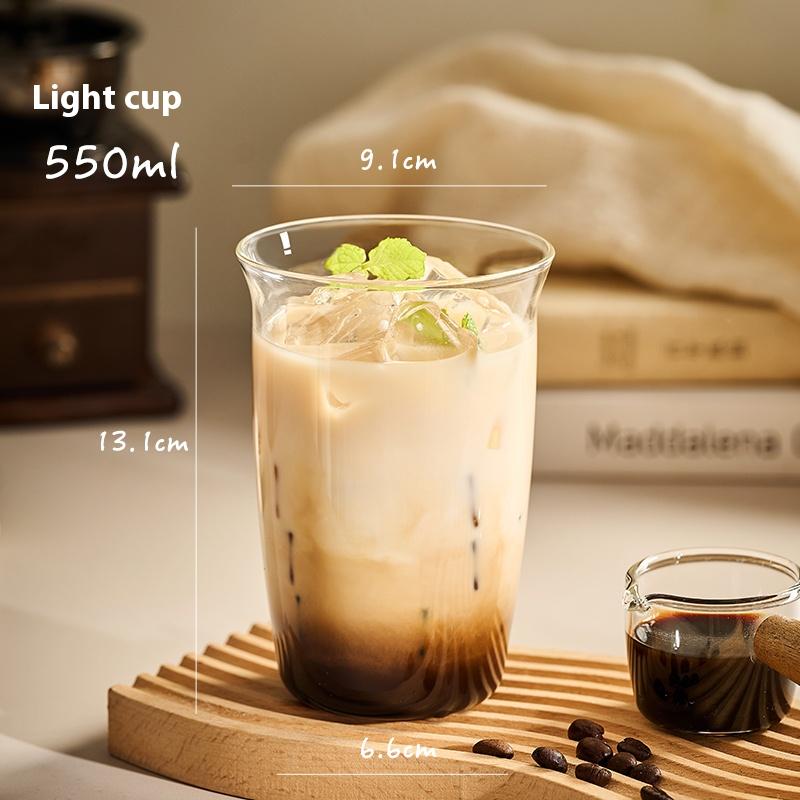 

Gianxi Tumbler High Borosilicate Glass Cup For Household Use Heat-Resistant Water Cup Women S High Beauty Coffee Cup 200-400ml