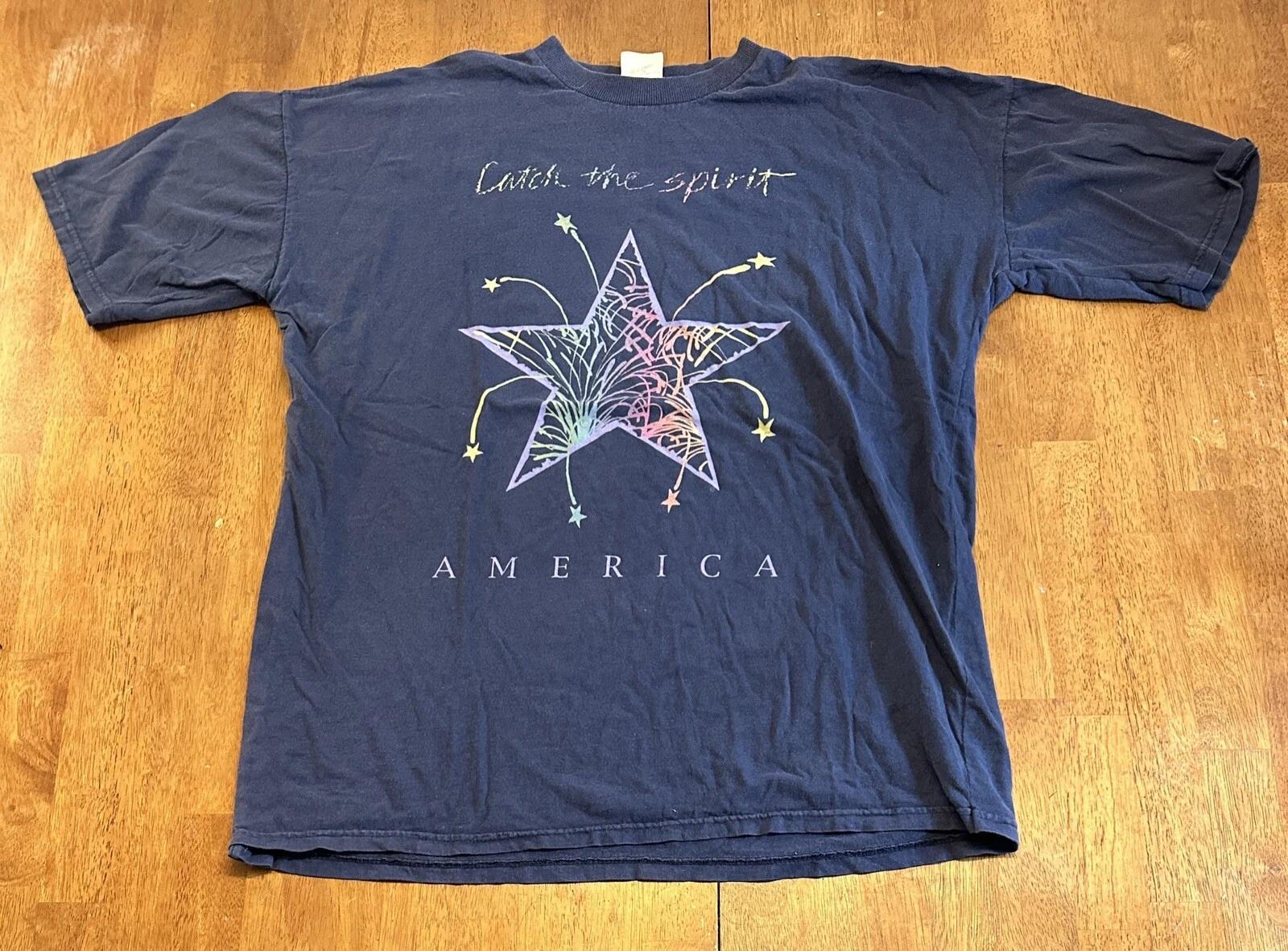 Vintage Catch The Spirit America T Shirt 2Xl Native American 2XL