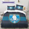 Sheffield Wednesday F.C Pattern Bedding Quilt Set  Home Decoration  Gift (1 * Duvet Cover + 2 * Pillowcase  Without Core)