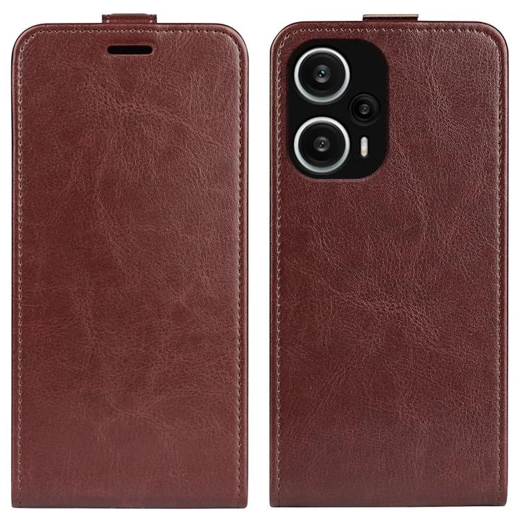 

Чехол для телефона Xiaomi Redmi Note 12 Turbo/Poco F5 5G, вертикальный флип-чехол из искусственной кожи с отделениями для карт