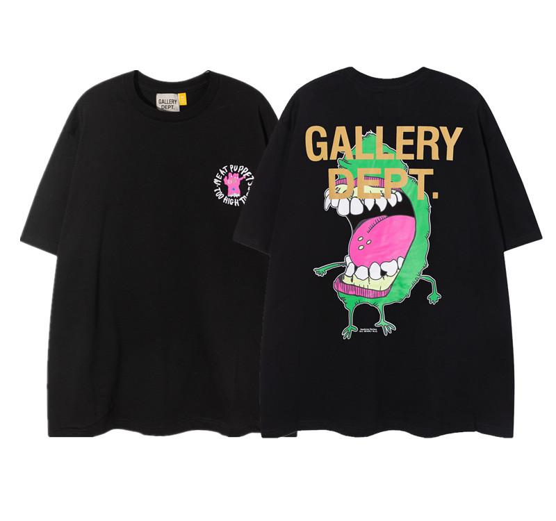 Foreign Trade American Retro Summer Round Neck Short-sleeved T-shirt Boys Ins Trendy High Street Loose Couple Half-sleeved Women