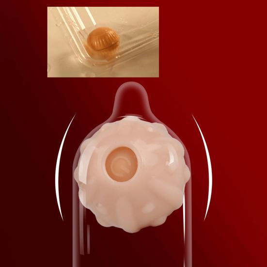 Yousheng Sex Toy Plump Lightweight TPE Men Vibrator Beads Condom Adult Product