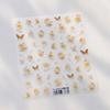 1pcs Butterfly Nail Stickers High Quality Sparkling Shell Light Nail Stickers Nail Art Decal Snakes Design Manicure Tools