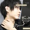 Shinjuku Gin No Kura Cross Pendulum Silver 925 Ear Cuff (Single Ear) Men's Hard Gothic Punk Rock Ear Clip