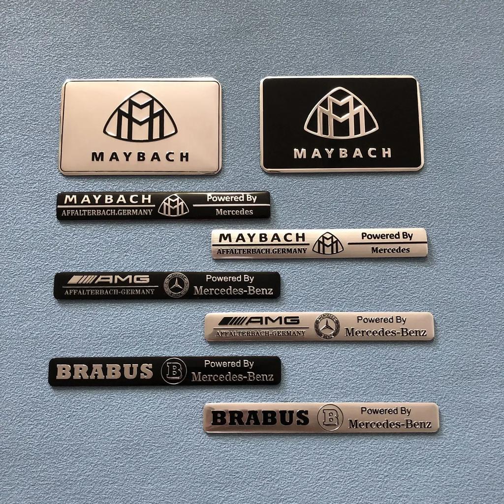 Car Emblem Sticker Accessories For Mercedes Benz AMG Brabus Maybach Smart W204 GLC CLA GLK W205 W203 W206 W108 W124 W126 W140