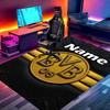 Custom Name Personalized Borussia Dortmund Print Carpet, Versatile Home Decor Rug, for Playroom, Apartment, Balcony, Entryway, Hallway Gift