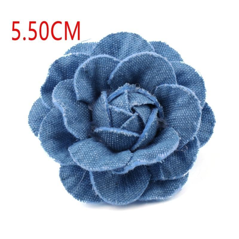 5pc Korea Fabric Flowers Clothes Hats Dress Decoration Flower Hair Accessories DIY Scrapbooking Crafts Supplies