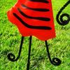 Colorful 3D Animal Belly Spinning Windmill Rainbow Oxford Cloth Windmill  Home Garden Decoration