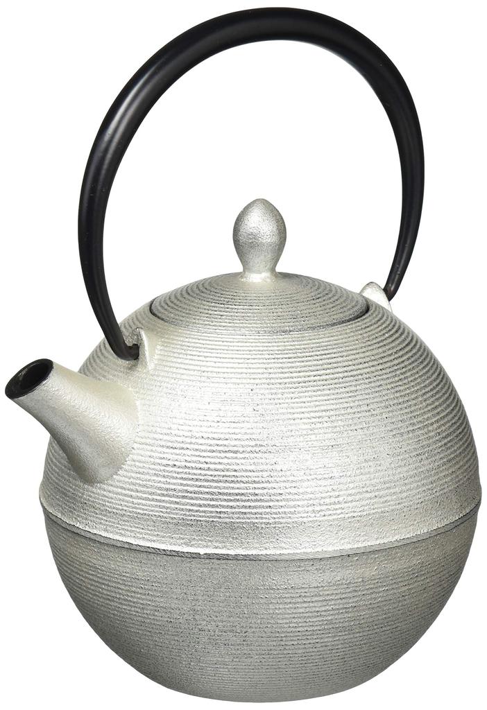 Nambu Tekki Hinomaru Silver Iron Teapot 10076