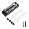 Marine Bus Bar 12V-48V ,Battery Bus Bar 150A Power Distribution Terminal Block with Cover for Car Boat Marine