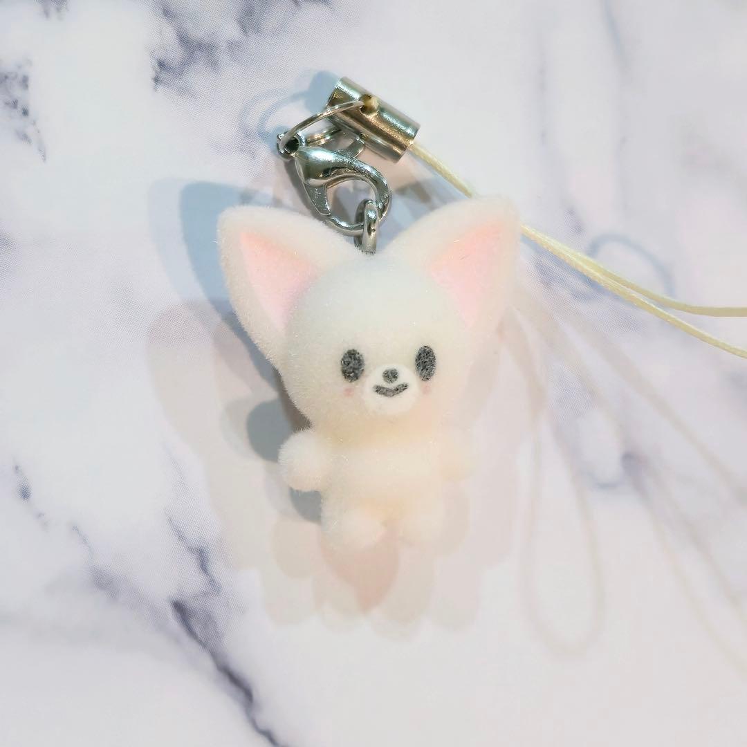 

[USED] Stray Kids Korea 6th Fan Meeting Mini Charm Flocky Strap I.N