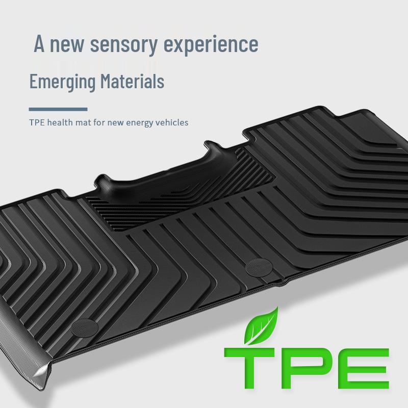 Waterproof & Dirt-Resistant TPE Floor Mats for 2015-2024 Ford F150, Including Rear Bed Mats
