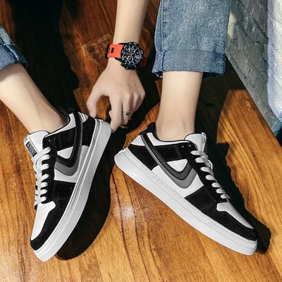 Men's Student Warm Low-top Board Shoes Thickened Sports and Leisure Trendy Shoes Men's Shoes New Spring and Autumn Student Shoes