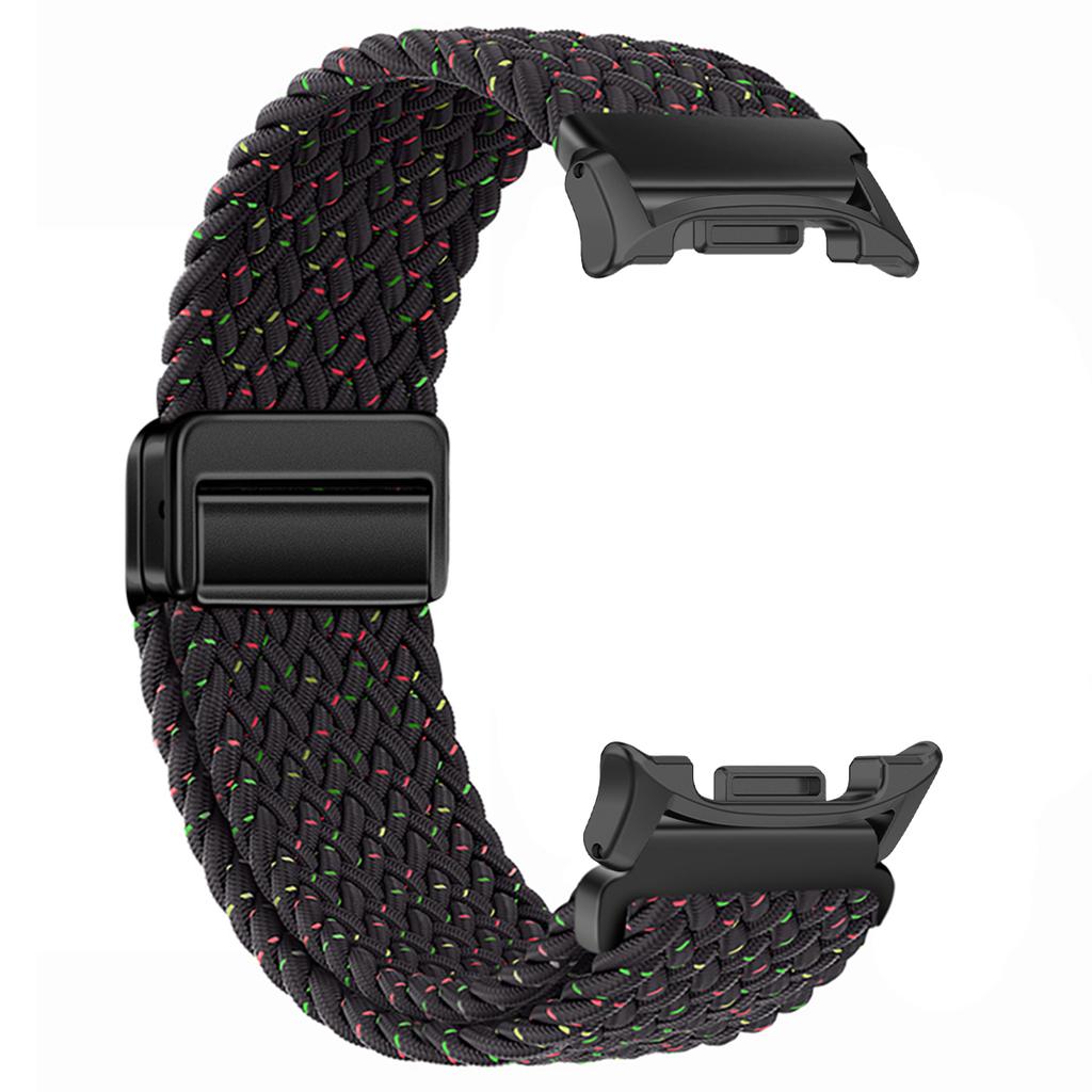 Braided Nylon Band for Samsung Galaxy Watch 8/8 Classic 46mm Magnetic Buckle for Galaxy Ultra 2025/7 47mm Colorful Sport Strap