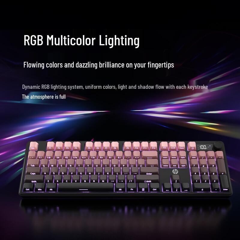 HP K160 Triple-Mode RGB Keyboard