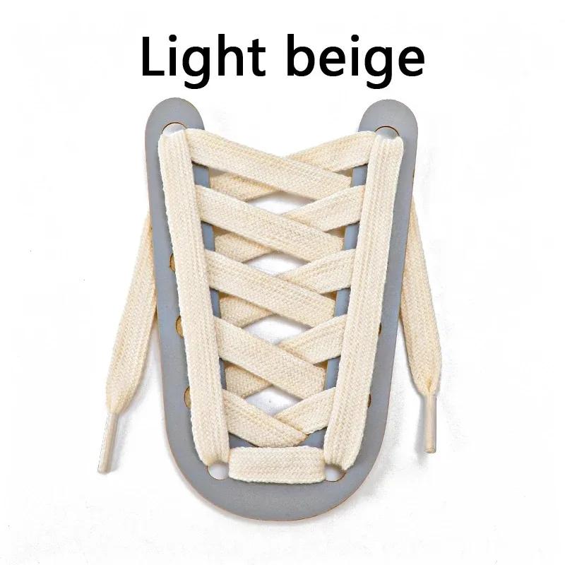 Elastic Polyester Cotton Shoelaces 1cm Flat Braided Replacement Laces Multi-Color Durable Laces for Sneakers Boots & Casual Shoe