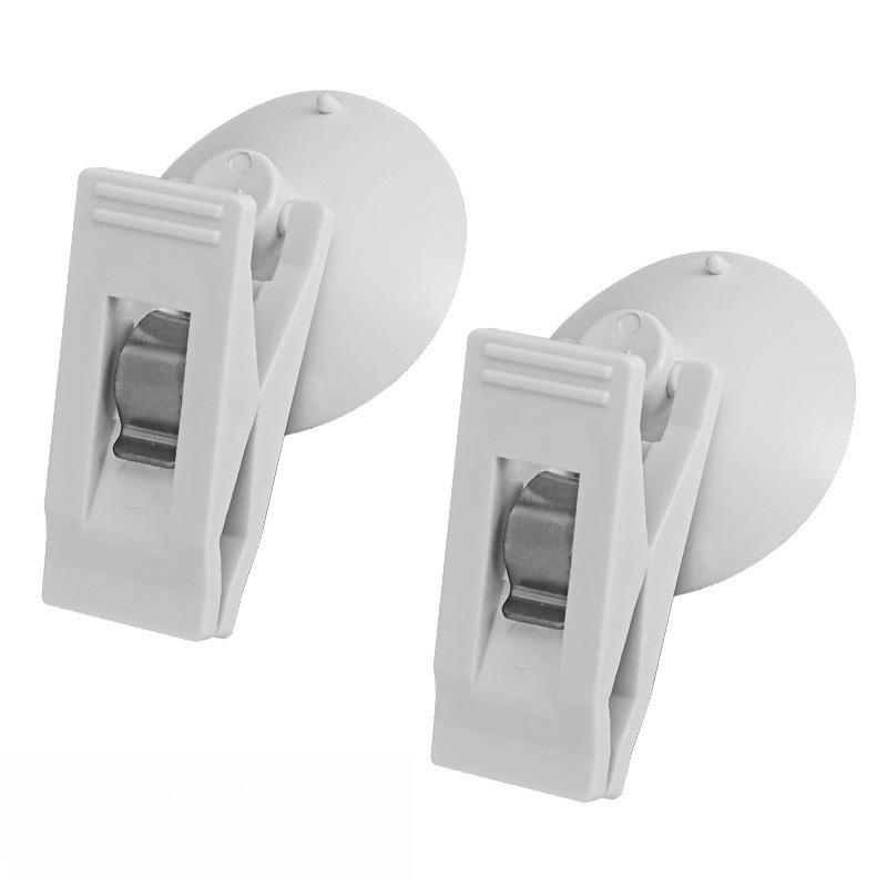 Suction Cup Ticket Clip Car Window Sucker Clip Interior Portable Removable Holder For Sunshade Curtain Car Accessories