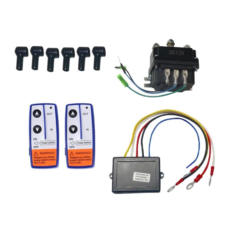 Complete 250A 12V Relays Wiring Kit with Controller for Enhanced Electrical Control in Car and Ships Industrial Vehicle 1