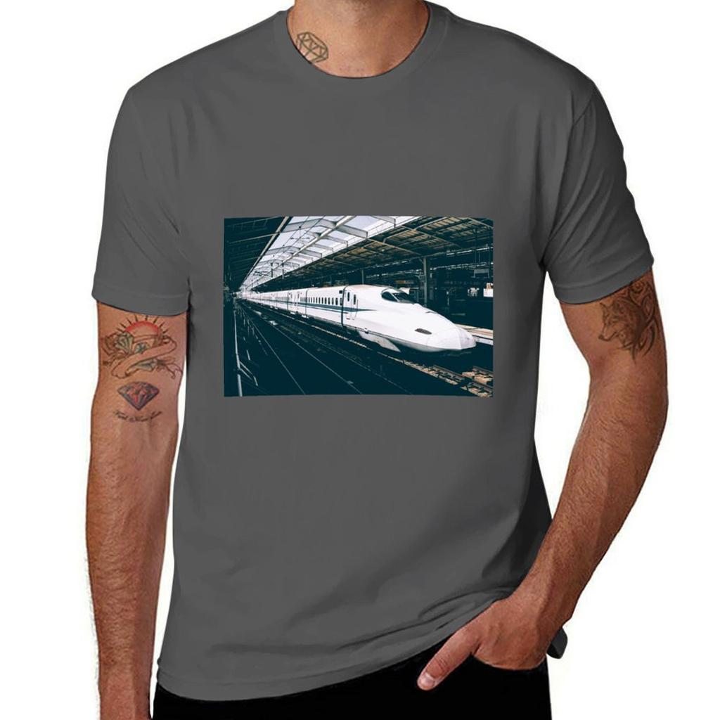 Japanese Shinkansen Bullet Train N700A TShirt Large Size Short Sleeve TShirt