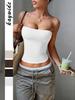 Y2K Style Women's Versatile Bandeau Tank Top - Spring/Summer 2026 Fashion