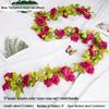 Artificial Rose Vine Floral Ceiling Decor