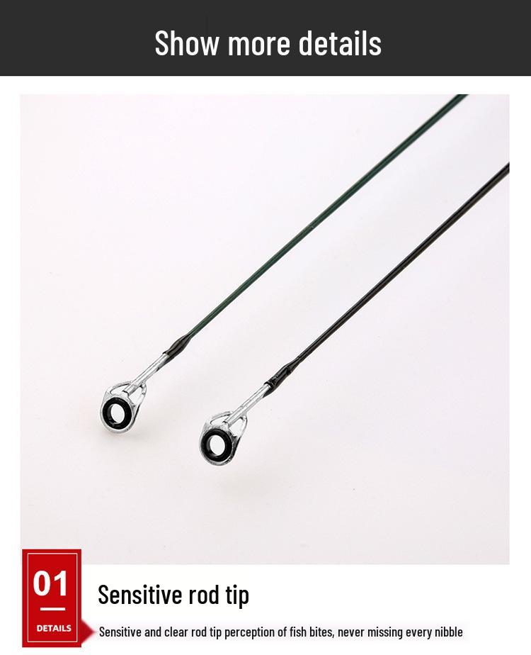 Ultra-Compact Carbon Telescopic Fishing Rod - Portable Mini Lure Rod with Gun and Straight Handle for Long Casting