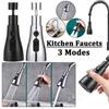 Adjustable Swivel Waterfall Faucet 3/4 Modes Kitchen Sink Faucet Aerator Water Tap Nozzle  Kitchen