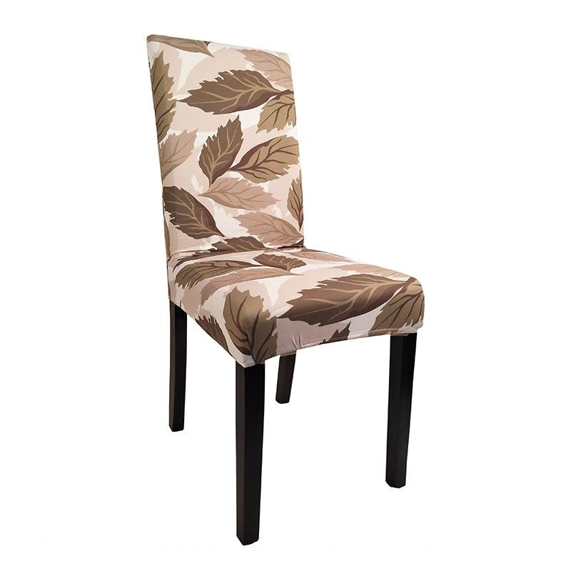 Heißer Verkauf, Halbschnitt, Stuhlhusse, Dekoration, Elastische einteilige bedruckte Stuhlhusse, Haushalt Esszimmerstuhlhusse