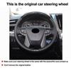 Hand Sewing Car Steering Wheel Cover For Toyota Alphard VELLFIRE 30 2016 -