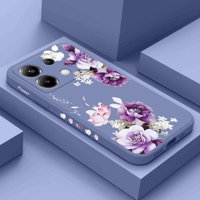 Beautiful Peony Phone Case For Xiaomi Poco F8 F7 X7 X6 F6 M6 M5 M5S F5 X5 F4 X4 M4 F3 M3 X3 Pro 4G 5G GT Silicone Cover