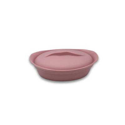 Kevnhaun Mini Silicone Steamer, Oval, Pink, 680ml