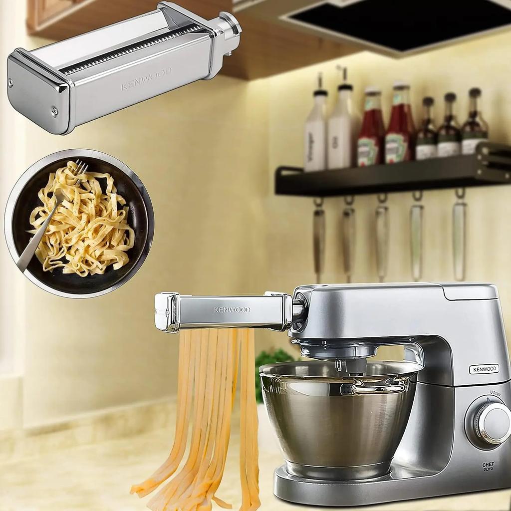 For Kenwood Chef Accessories Kenwood Sheeter Set Spaghetti Cutter and Fettuccine Cutter Accessories Kitchen Machine Attachment