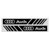 2pcs Emblems Car Stripe Racing Strips Rear View Mirror 3D Stickers For wszj8 B8 B7 B5 B6 B9 8P A1 A3 A4 A5 A7 A8 Q3 Q5 Q7 Q2