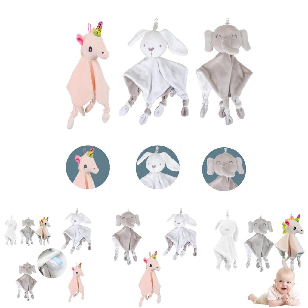 Bbsky Elephant Rabbit Plush Pacifier Blanket Wholesale