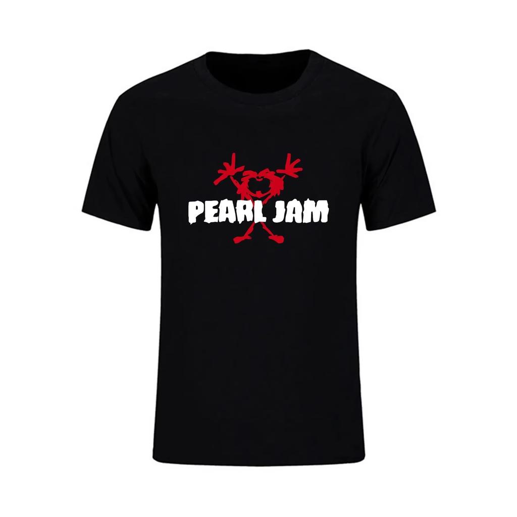 2024 Pánské tričko Ležérní Nadměrné Základní Žralok Kovboj Pearl Jam Rocková kapela Tričko Pánská trička Grafický Streetwear S-4XL