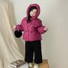 Winter Kids Warm Down Coats Autumn Children Cotton-Padded Jackets Boys Girls Clothing Baby Hooded Outerwear