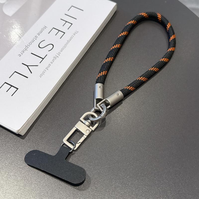 Portable Mobile Phone Hand Wrist Straps Nylon Colorful Anti-Fall Lanyard With Gasket Detachable Cellphone Hanging Cord