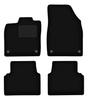 Czarne welurowe dywaniki podłogowe do: Volkswagen ID.3 hatchback (2019-)