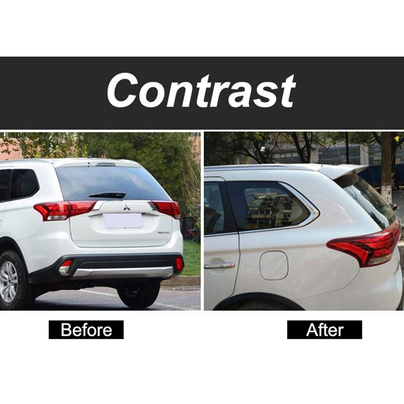For Mitsubishi Outlander 2013 To 2018 Roof Spoiler High Quality ABS Spoiler Primer or Any Color Rear Spoiler for Outlander