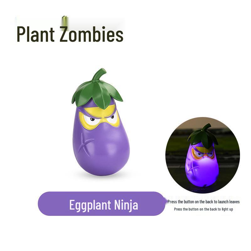 Plants Vs. Zombies Toy Set: Bewitching Mushroom, Fish Hook, Grassland Mine, Flaming Tree, Poison Pea