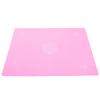 Kitchen Thicken Silicone Rolling Dough Pad Baking Mat with Scales DIY Baking ToolsPink 40x50cm