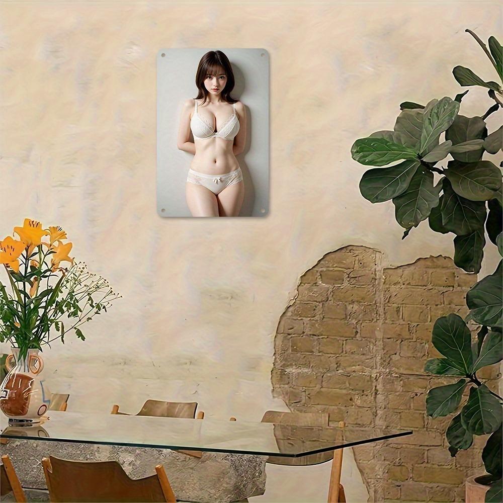 Vintage Metal Sign 8"x12" - Retro Wall Decor, Home/Restaurant/Bar Art for Room, Bathroom, Cafe Nursery Decoration