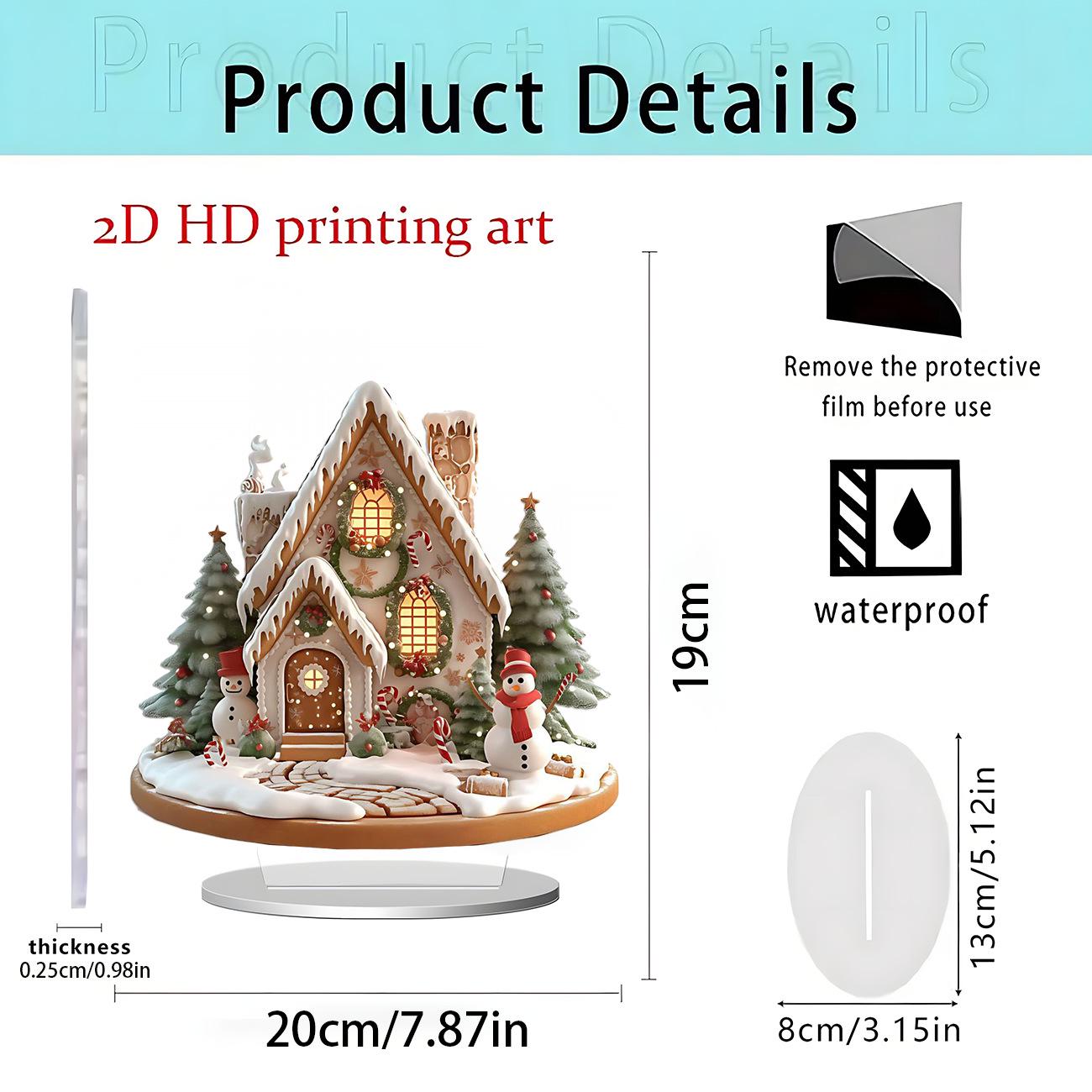 Acrylic Cat Standee Ornament for Home Decoration