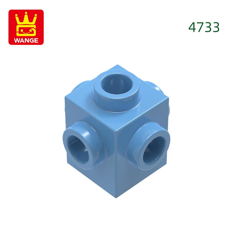 Non-Toxic 225Pcs/Lot 4733 1X1 With Studs On 4 Sides Block Moc Color Accessories Compatible With Brick Diy Children'S Toy Assembly Parts