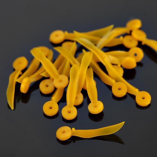 400pcs Disposable Dental Plastic Wedge with Hole All 4 Sizes Wave Shape Wedge