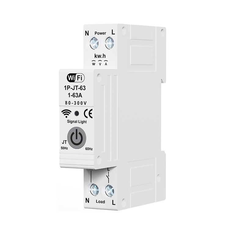 International Graffiti WiFi Smart Circuit Breaker with Electricity Meter, Leakage Protection, Reclosing, Overcurrent and Overload Safeguards.