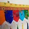 Tibetan Style Chinese Style Wall Hanging Banner Brocade Floral Tassel Buddhist Hall Decor Tablecloth Household Temple Worship