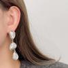 Übertriebene Lange Quasten Imitation Perlen Ohrringe für Damen Mode Geometrische Wassertropfen Ohrringe Luxuriöser Damenschmuck Geschenk