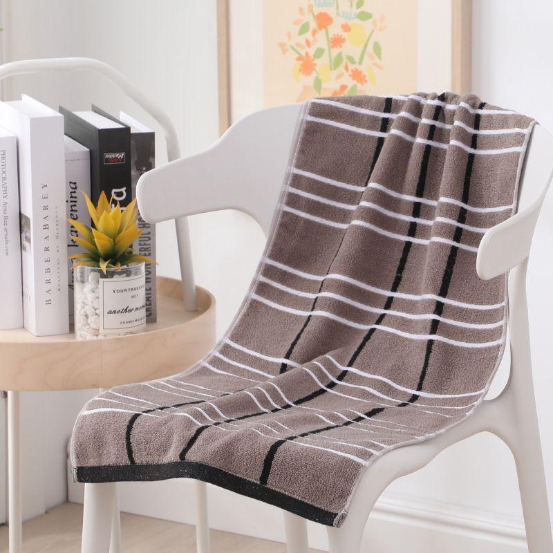40*90cm Lengthened Bath Towel Cotton Adult Plus Size Thickened Large Body Bath Towels Absorbent Soft Big Towel Bathroom Supplies